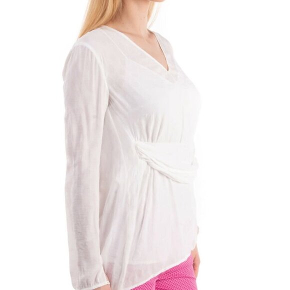 Light and flowy white blouse (new, size XS) - Picture 2 of 9